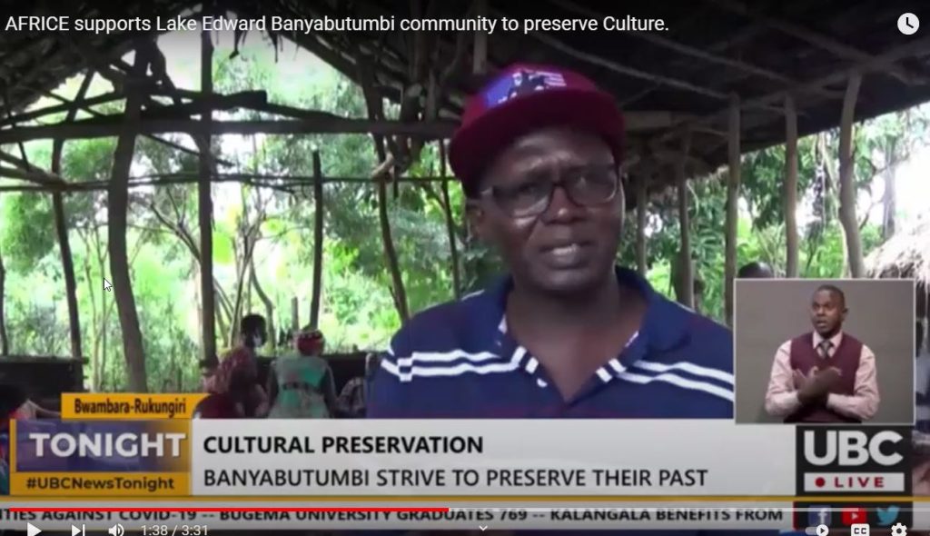 AFRICE supports Lake Edward Banyabutumbi community to preserve Culture.