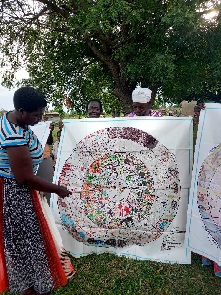 A-leader-of-Buliisa-Women-Farmers-explaining-the-eco-calendar