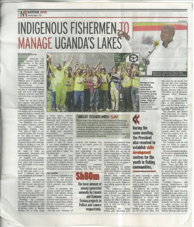 Empowering Fishermen in Uganda: A Win for Indigenous Communities